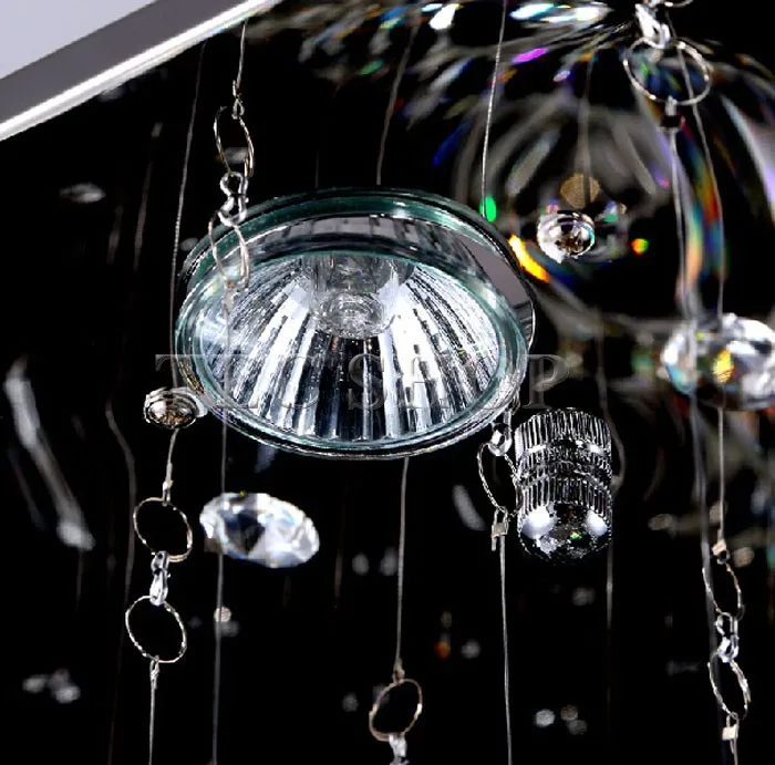 Новый K9 хрустальная люстра Роскошная Пирамида Люстра светодиодный Кристалл свет