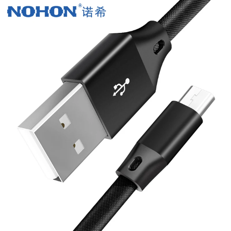 NOHON Micro USB кабель для samsung S6 Быстрая зарядка шнур передачи данных Xiaomi Redmi huawei Android