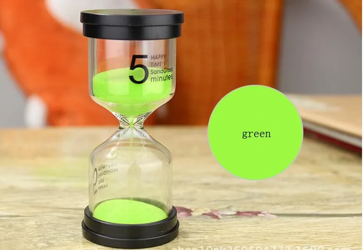 green 5/10/15/30 минут домашний декор песочные часы, таймер часы приготовления песочные часы - Цвет: green