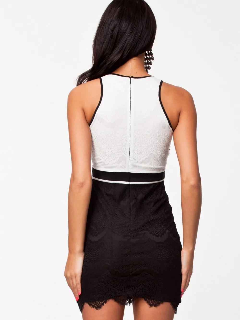 Модное сексуальное официальное платье Лидер продаж кружевное женское без