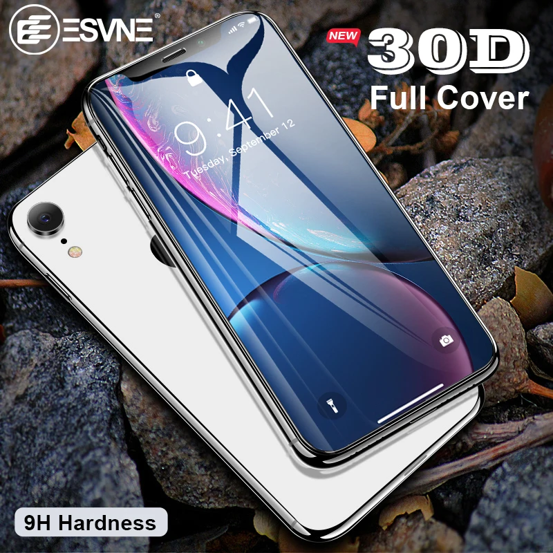 ESVNE Защитное стекло для iPhone X защита экрана 7 8 Xr Xs Max закаленное на 6 6s Plus