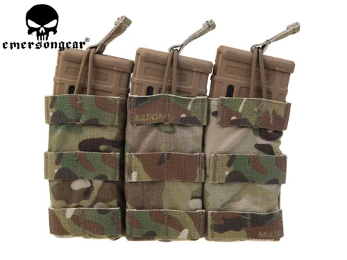 MC Emerson Тактический модульный тройной Открытый Топ подсумок 500D CODURA сша 6355 - Цвет: MC