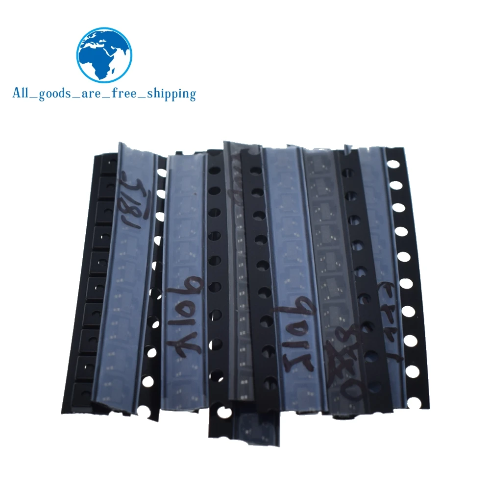 TZT SOT-23 SMD транзистор комплект S9013 S9014 S9015 S9018 MMBT3904 MMBT3906 SS8050 SS8550 2N5551 2SC1815 всего 10 видов x10 шт = 100 шт