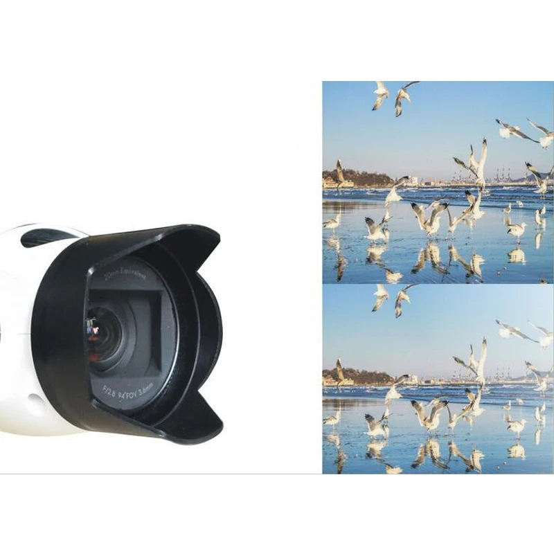 1 шт. Объективы для фотоаппаратов протектор лепесток Защита от солнца бленда