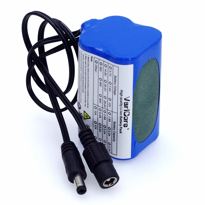 VariCore Protect 7 4 V 5200 mAh 8 18650 Li lon батарея велосипедные фары головная лампа специальный