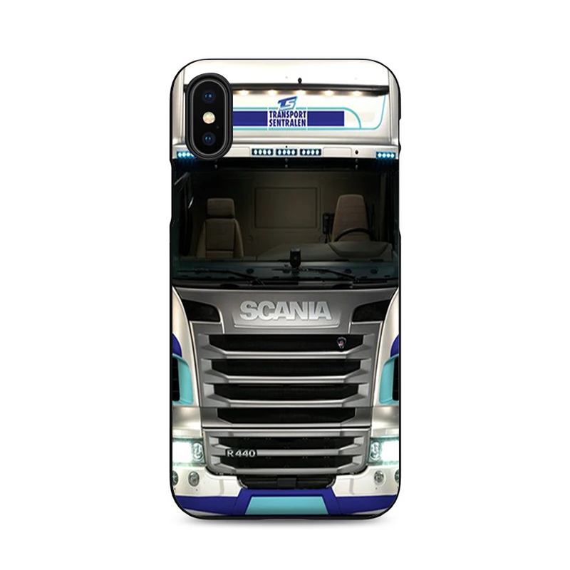 4895 SCANIA грузовик мягкий силиконовый черный чехол для телефона для iPhone XR XS MAX 6 7 8 plus 5 5S 6s se для Apple X 10 лучший дизайн корпуса - Цвет: 4895