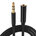 Удлинительный кабель для наушников 3,5 мм разъем папа-мама AUX кабель MF аудио стерео Удлинитель шнур наушников 3,5 мм Auido удлинитель провода