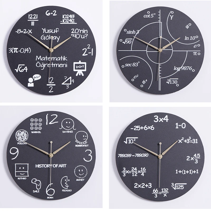 12 дюймов креативные бесшумные настенные часы для домашнего декора детские