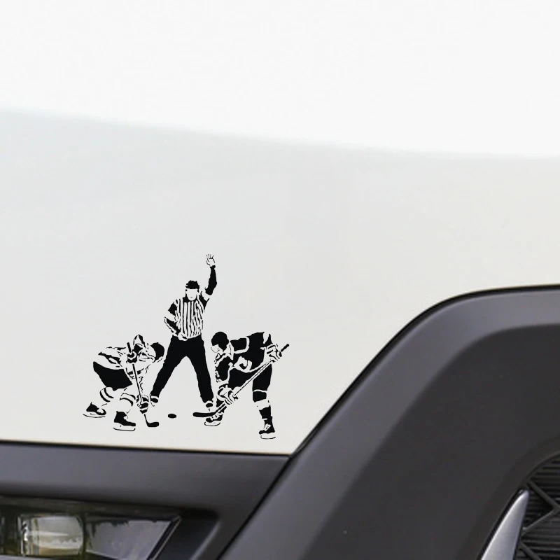 QYPF 15 2 см * 13 9 автомобильный Стайлинг игры для хоккея с шайбой забавная игра