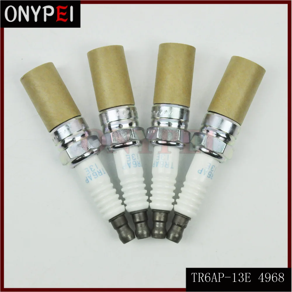 4 шт. C2S46895 TR6AP 13E 4968 Platinum power Свеча зажигания для 2000 2008 Jaguar S type X 3.0L TR6AP13E|Свечи и