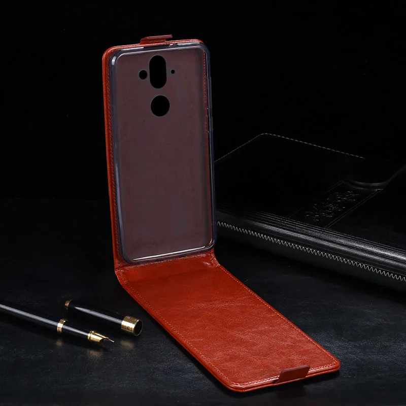 Чехол для Nokia 8 Sirocco Флип кожаный чехол Защитный крышка Бизнес