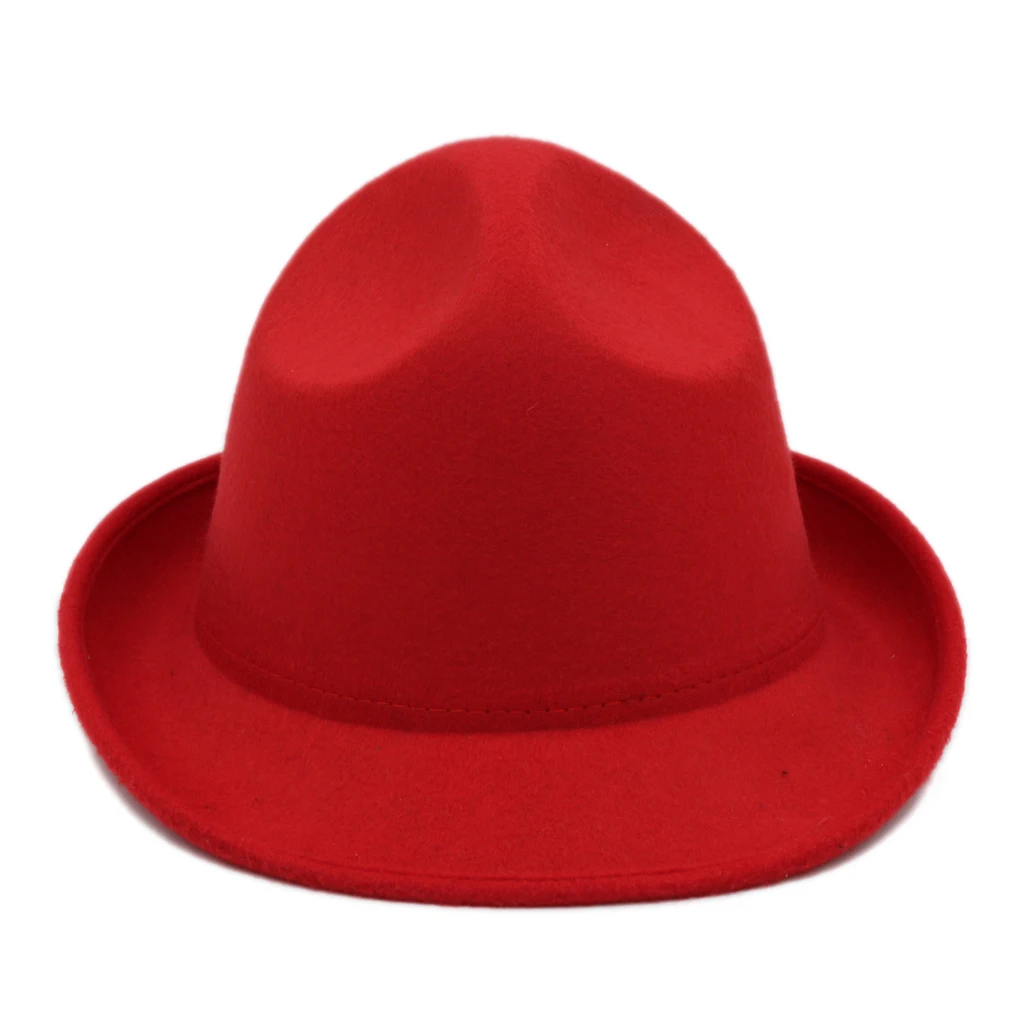 Mistdawn Fashion Unisex Wool Blend Fedora Trilby Cap Gangster Caps Jazz Hat Canada Canadian Mountie Ranger | Аксессуары для одежды