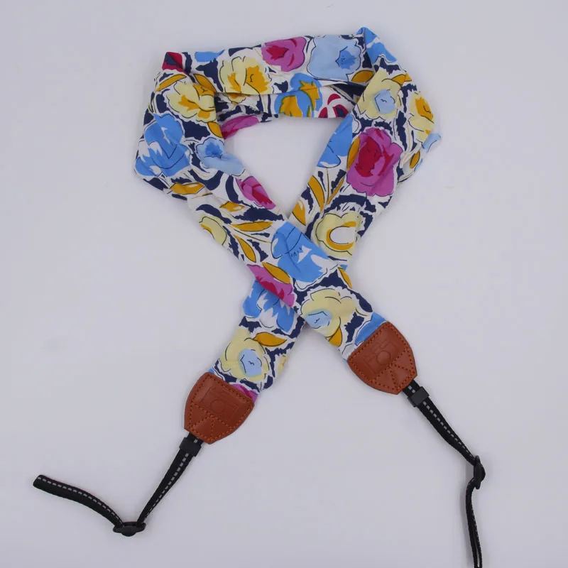 Шейный наплечный ремень для камеры DSLR сумка чехол цветок ремешок-шарф Sony Fuji Olympus