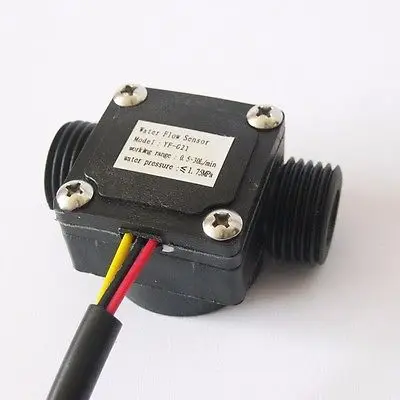 Датчик расхода воды F017 G1/2 потока холла расходомер для измерения контрольный