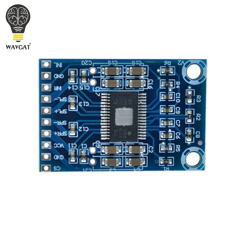 DC 12V 24V 2x50W двухканальный Мини цифровой усилитель D класса 50W + TPA3116D2 XH M562