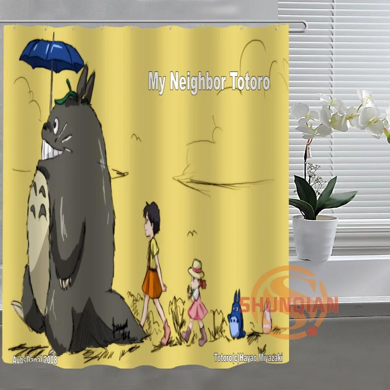 Занавеска для душа Studio ghilii Totoro занавеска ванной комнаты из ткани H03M26D37 на