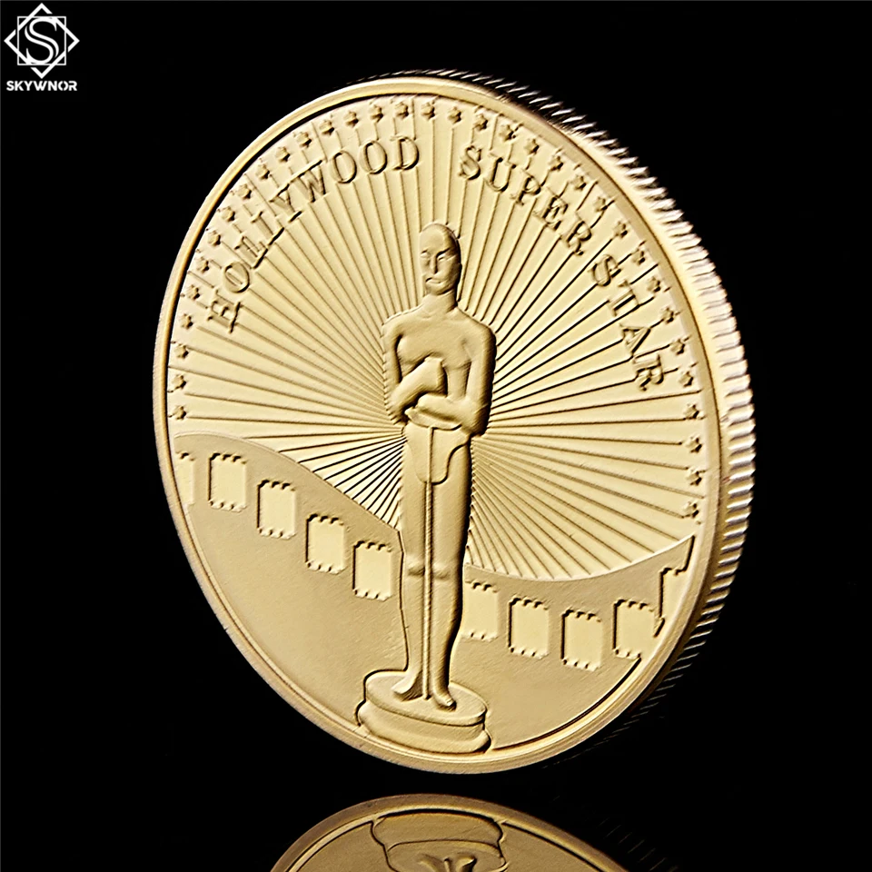

1962 USA Super Star Commemorative Gold Plated Token Coin Collection Gifts