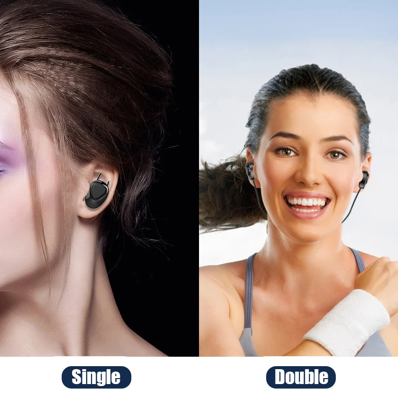 2019 беспроводные наушники Bluetooth спортивные с шейным ремешком водонепроницаемые TWS