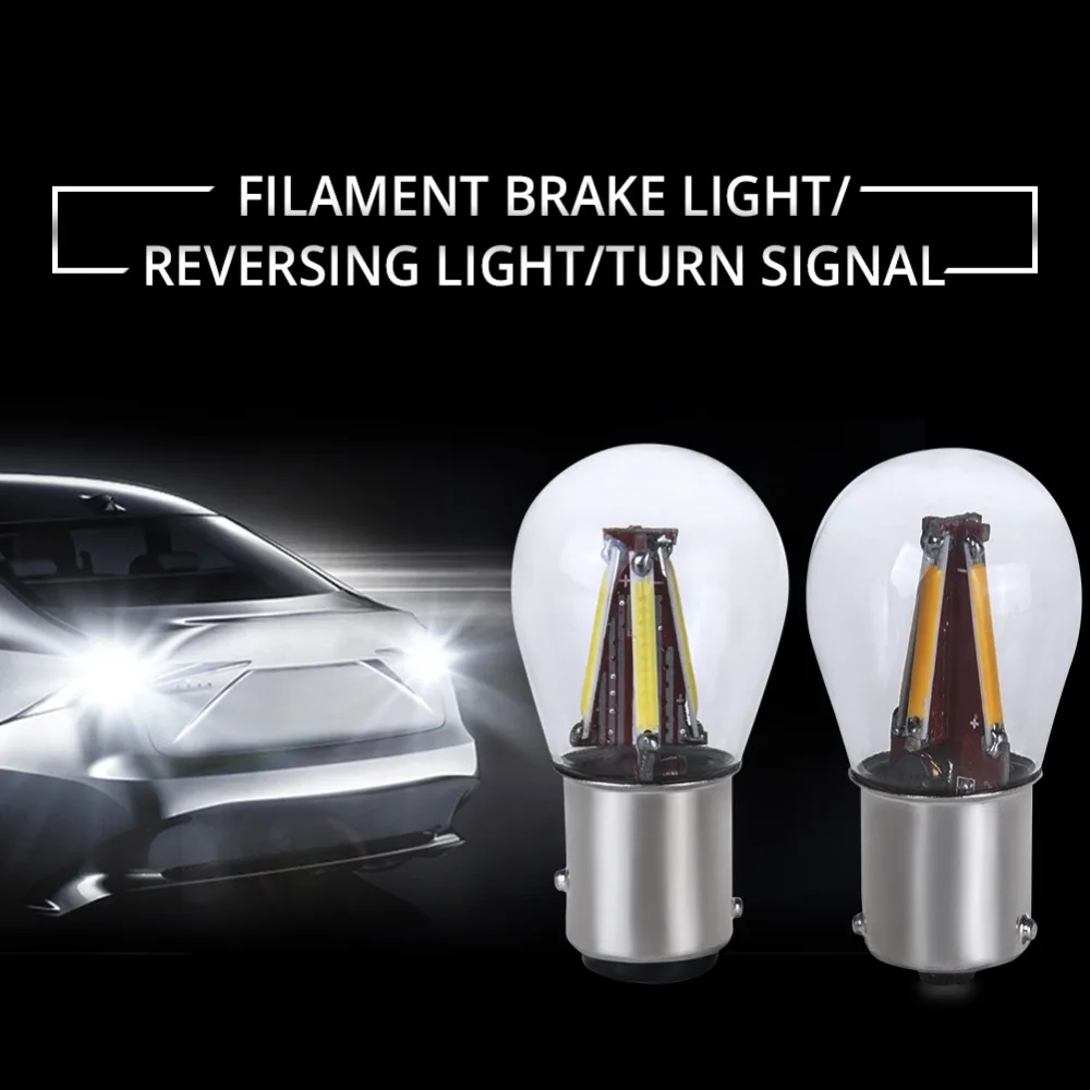 Новейшая светодиодная лампа P21W LED ba15s 1156 с чипом накаливания автомобильная S25