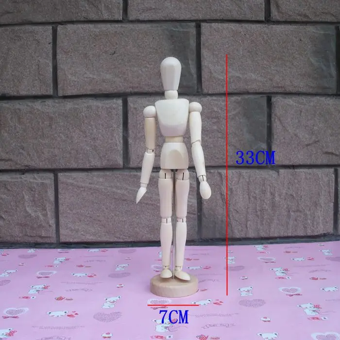 Лидер продаж новый модный стиль 12-дюймовый манекен деревянный мужской шарнирный