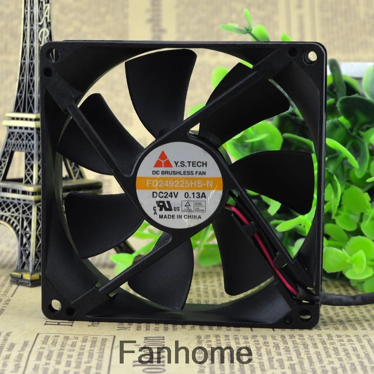 Для Y. S. TECH Yuanshan FD249225HS N 24В 0.13A 9 см 9025 2 проводный Вентилятор охлаждения|Кулеры и