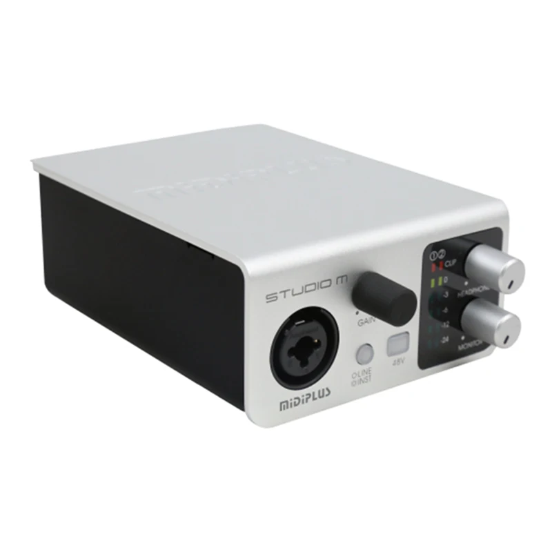 MIDIPLUS STUDIO M/S/2/4 звуковая карта USB аудио Интерфейс