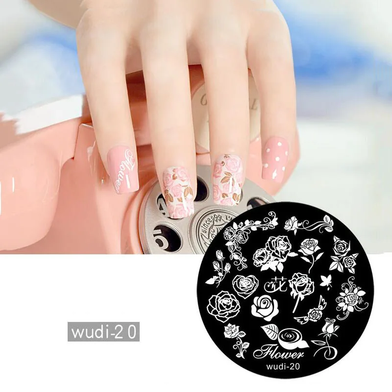 1 шт. китайские старинные пластины для штампов ногтей горячее тиснение модные в