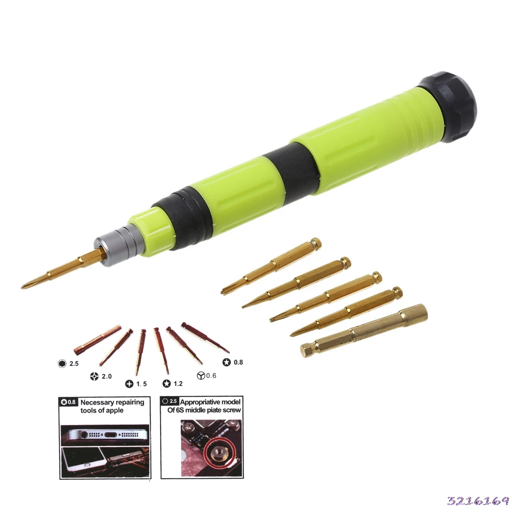 

7in1 Screwdriver Phone Teardown Repair Tool Y0.6 2.5mm Hex Nut For Ipad for Iphone