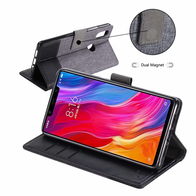 Чехол-книжка для Xiaomi 8 MI SE 6 Redmi Note 5 Pro из искусственной кожи | Мобильные телефоны и