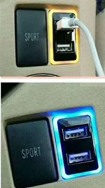 Автомобильное зарядное устройство с двумя USB-портами для Toyota Prius 30 40 50 |