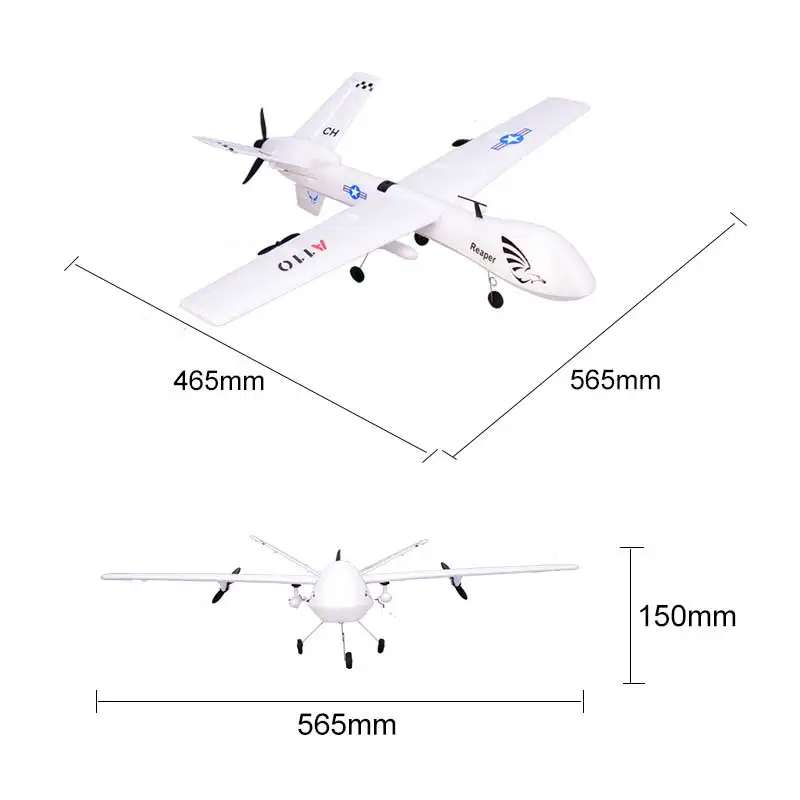 Wltoys XK A110 2 4 GHz 3CH гироскоп 530 мм размах крыльев EPP RC гоночный самолет планеры