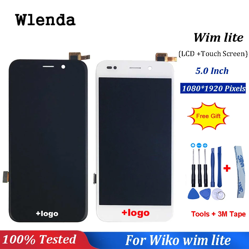 Для Wiko Wim Lite ЖК дисплей + сенсорный экран в сборе для 5 0 дюймов wiko wim lite дигитайзер