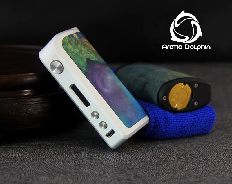 Arctic Dolphin Adonis 80 Вт коробка мод темп контроль OLED белый экран ADT-80 TC электронная сигарета vape мод пара