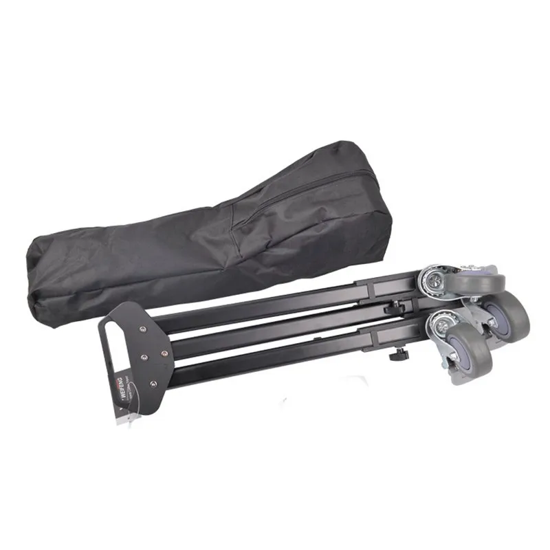 

EACHSHOT WT-600 Tripod Dolly for Video Tripod Max Load 10kg Video Folding Wheels Heavy Duty Slider Tripod Dolly for Camera Stand