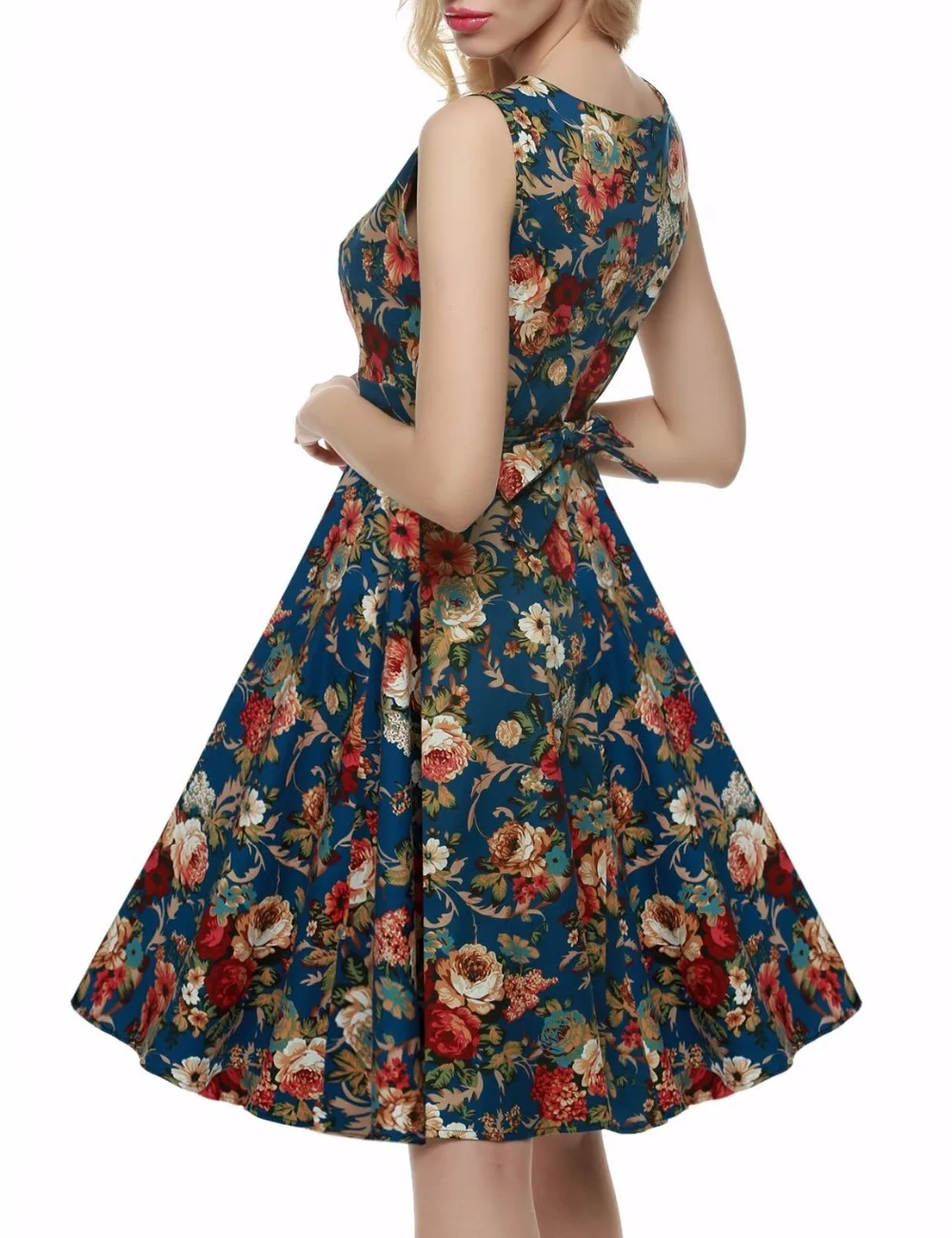 Belle Poque женское летнее платье 2017 Ретро винтажное 50s повседневное вечернее