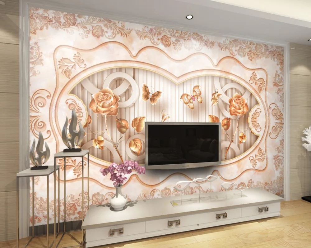 Бесплатная доставка Роскошная Золотая Роза английский телевизор диван гостиная