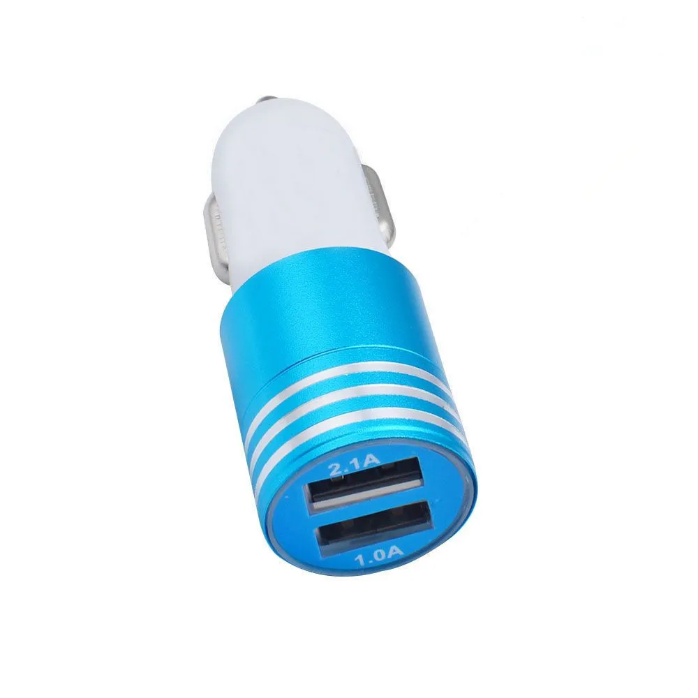 Универсальное автомобильное зарядное устройство с двумя USB-портами 5 В 2 1 А + |