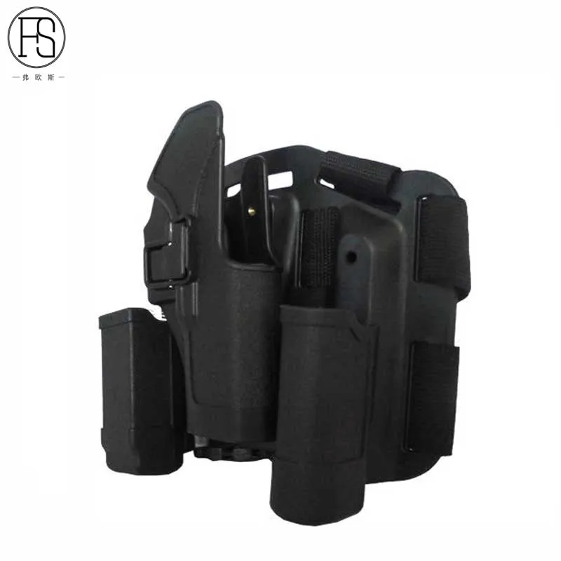 Army Tactical Military Combat Leg Holster Hunting Glock Gun Airsoft Pistol Thigh Fit For 17 19 22 23 31 32 | Спорт и развлечения