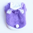 Толстовка с капюшоном для собак и щенков, теплая зимняя кофта с капюшоном в виде кролика, французского бульдога, пуделя