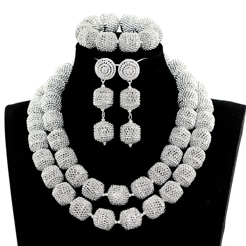 2017 Серебряный Африканский ювелирный аксессуар для невест серебряный