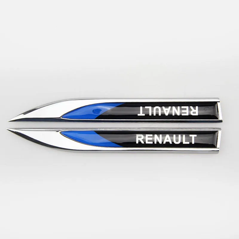 2 шт./компл. для автомобиля Renault Fender сбоку значок наклейка задний багажник стикеры