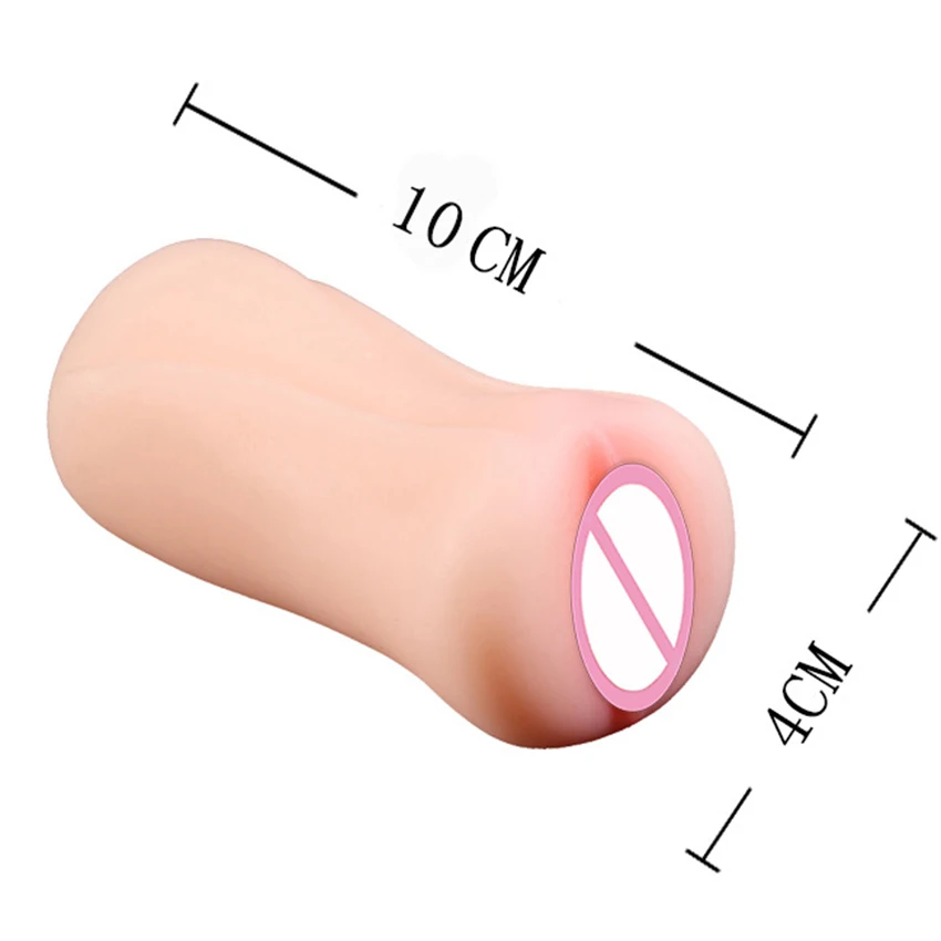 Silicone Realistic Vagina Pussy Masturbator Sex Toys For Men Mini Penis Pump Oral Male Masturbation Erotic | Красота и здоровье