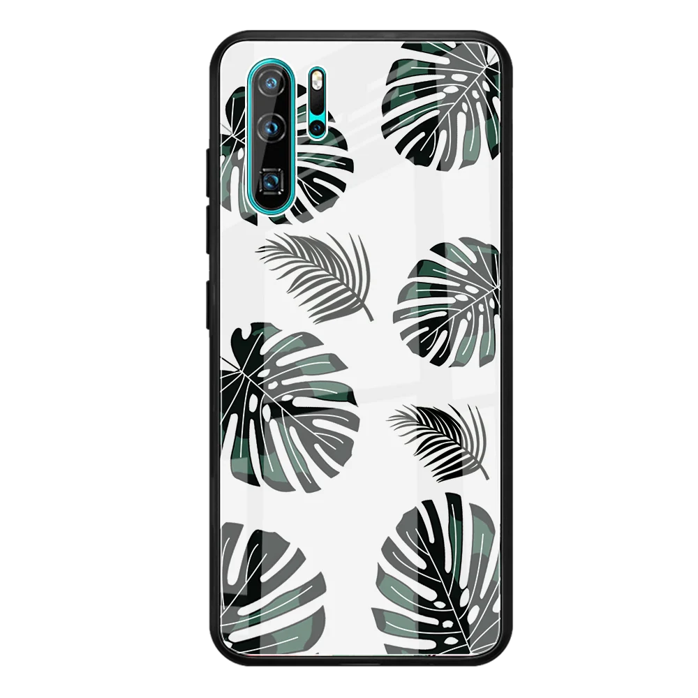 11 Чехол из закаленного стекла с изображением Луны и космоса для huawei P20 Lite P20 Pro P30 Lite P30 Pro, силиконовый чехол для телефона с рисунком - Цвет: 11