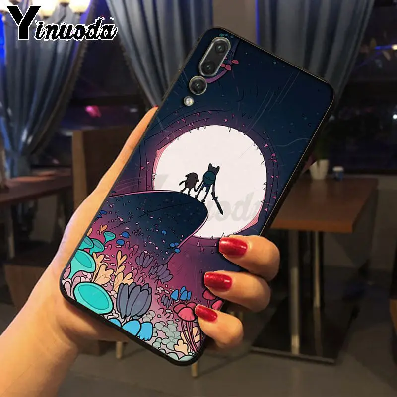 Мягкий черный чехол для телефона Yinuoda Best friends Adventure time Для huawei p20 pro p20lite mate10pro nova 3i