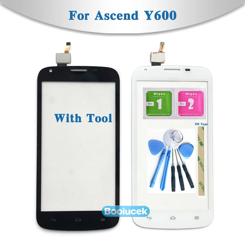 

High Quality 5.0" For Huawei Ascend Y600 Touch Screen Digitizer Sensor Outer Glass Lens Panel