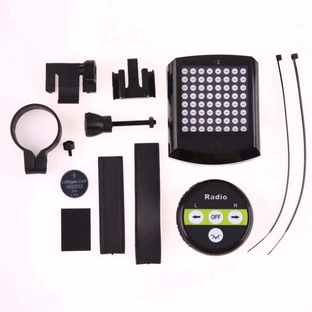 

Bicycle Rear Tail Light High-Brightness LED Light Laser Black Light Wireless Remote Mountain Bike Road Bike Turn Signal Lights