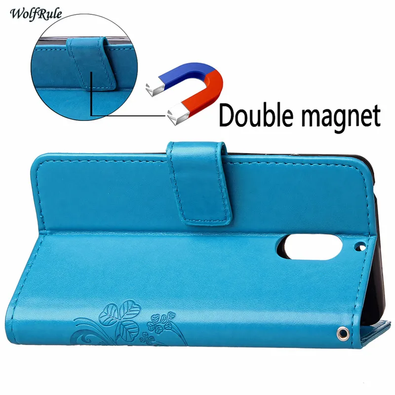 Чехол для телефона Nokia 6 чехол-книжка из искусственной кожи и ТПУ чехол-держатель