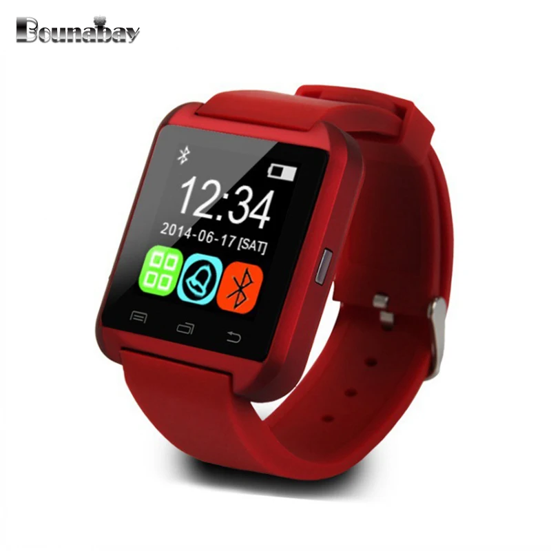 Bounabay Смарт Спорт фотографию часы для женщин женские Bluetooth Android IOS Телефон Женщина