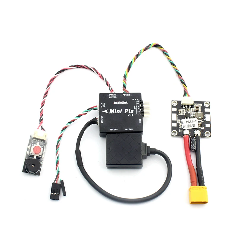 Квадрокоптер JMT 2 4 ГГц 4-Aixs Радиоуправляемый Дрон 630 мм рамка Комплект MINI PIX + GPS AT9S TX