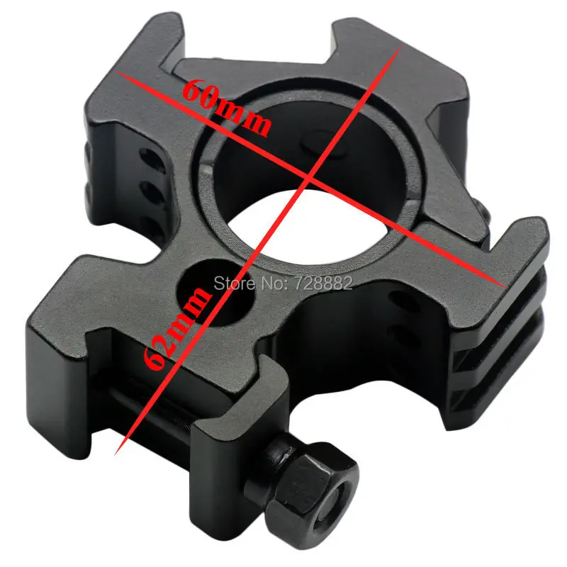 Тактический фонарь с высокой посадкой Tri Rail рис креплением для Вивер 1 &quot25/30 мм